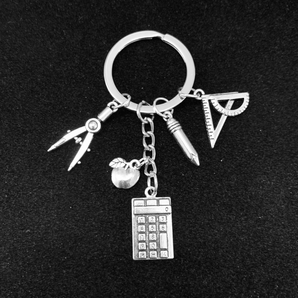 Math Teacher themed keychain - Picture 2 of 5